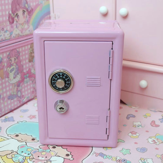 Girl Heart Piggy Bank Pink Decorative Safe Box Piggy Bank