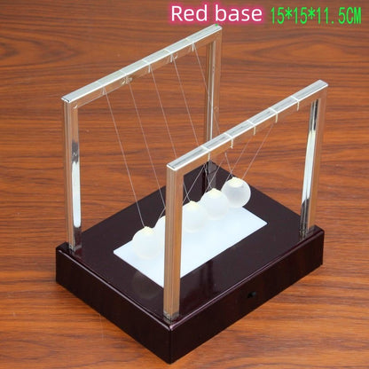 Newtons Cradle LED Light Up Kinetic Energy Home Office Science Toys Home Decor